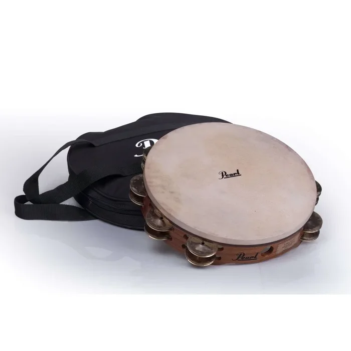 Pearl Orchestral Tambourines : German Silver 10″