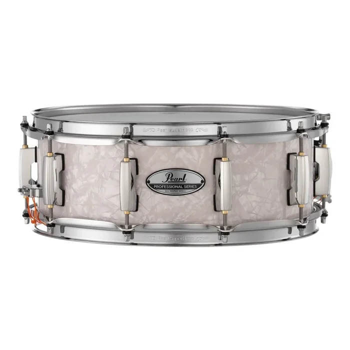 Pearl Professional Maple Snare Drum 14×5 White Marine Pearl