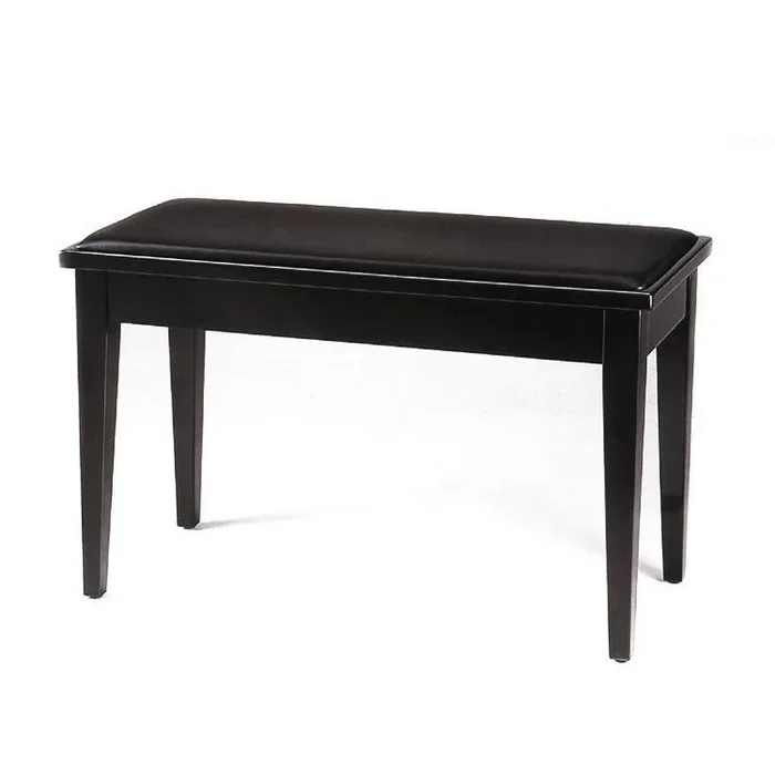 Pearl River S475AZ Cushioned Piano Bench – Polished Ebony