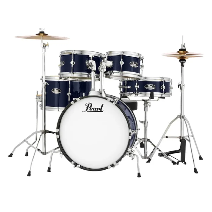 Pearl Roadshow Junior 5pc Drum Kit with Hardware – Royal Blue Metallic