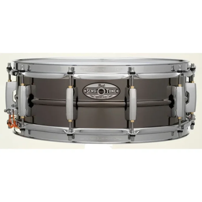 Pearl Sensitone Heritage Alloy Snare Drum 14×5 Black Nickel Over Brass