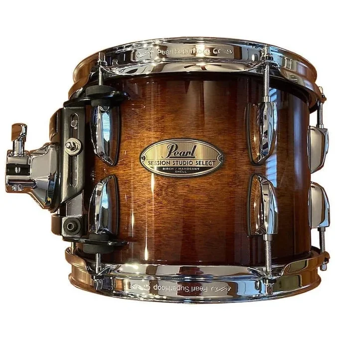 Pearl Session Studio Select 10×7 Tom Gloss Barnwood Brown