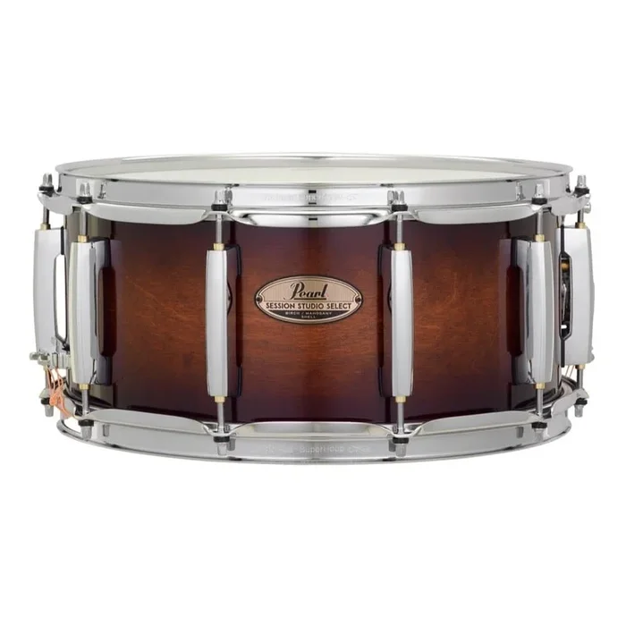 Pearl Session Studio Select 14×6.5 Snare Drum Gloss Barnwood Brown