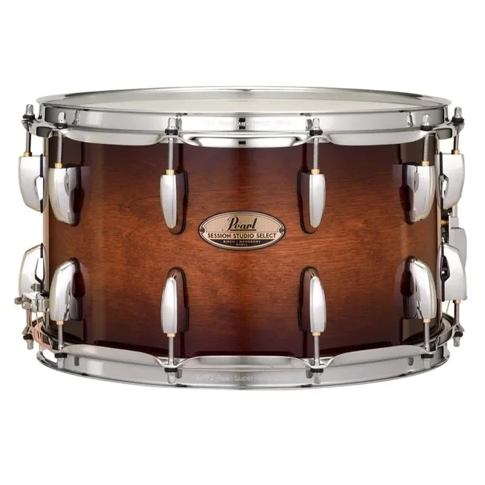 Pearl Session Studio Select 14×8 Snare Drum Gloss Barnwood Brown