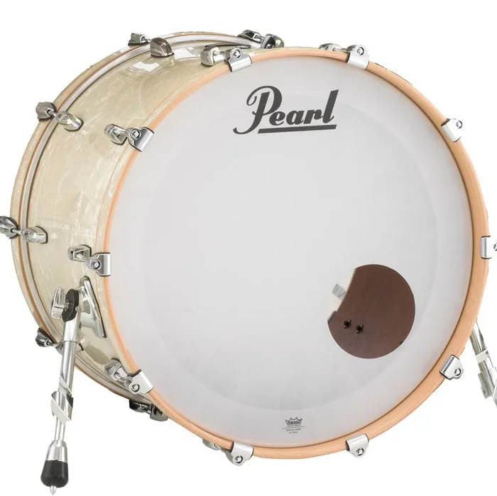 Pearl Session Studio Select 24×14 Bass Drum Nicotine White Marine Pearl