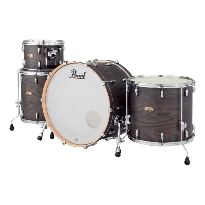 Pearl Session Studio Select 4pc Drum Set w/22″BD Black Satin Ash