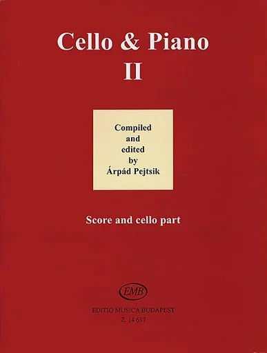 Pejtsik, Arpad: Cello & Piano, Vol.2 (cello & piano), Edito Musica Budapest