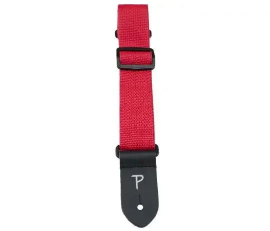 Perri’s Ukulele Strap – Adjustable – Red Polyester