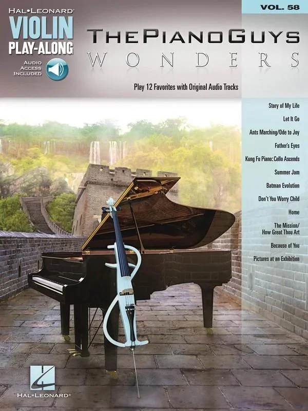 Piano Guys: Wonders Violin Playalong Volume 58