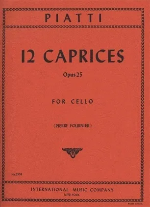 Piatti (Fournier): 12 Caprices Op.25 (cello)