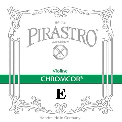Pirastro CHROMCOR violin E string, steel, medium,
