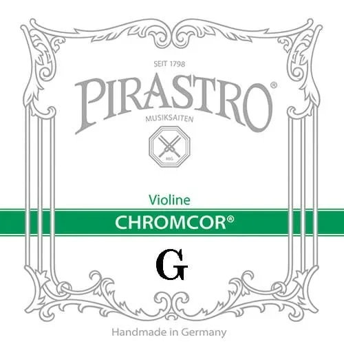 Pirastro CHROMCOR violin G string, steel, medium,