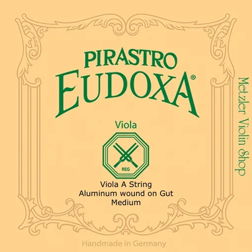 Pirastro EUDOXA viola A string, aluminum/gut, in envelope, medium, 14.00 gauge
