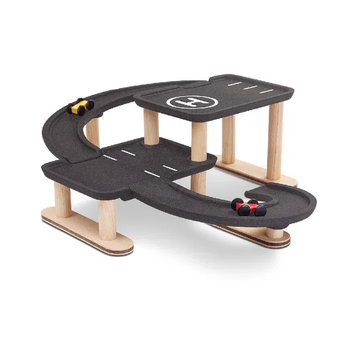 Plan Toys race and play parking garage