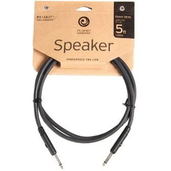 Planet Waves 5 Feet PW-CSPK-05 Classic Mono Speaker Cable