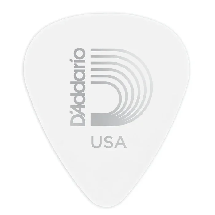 Planet Waves White-Color Celluloid Guitar Picks, 25 pack, Light