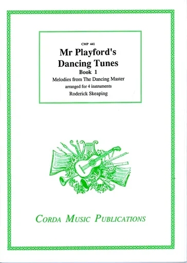 Playford, John (Skeaping, arr): Mr.Playford’s Dancing Tunes Bk 1 (string quartet) score and parts