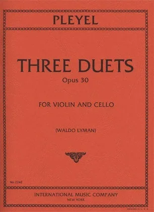 Pleyel, I.: Three Duets, Op.30 (Violin & Cello)