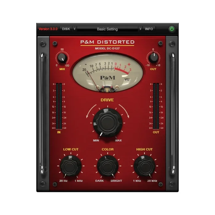 Plug and Mix Distorted Plug-In