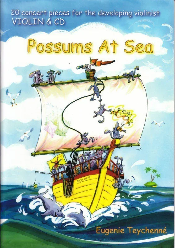 Possums at Sea for Violin with CD
