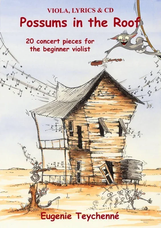 Possums in the Roof for Viola with CD