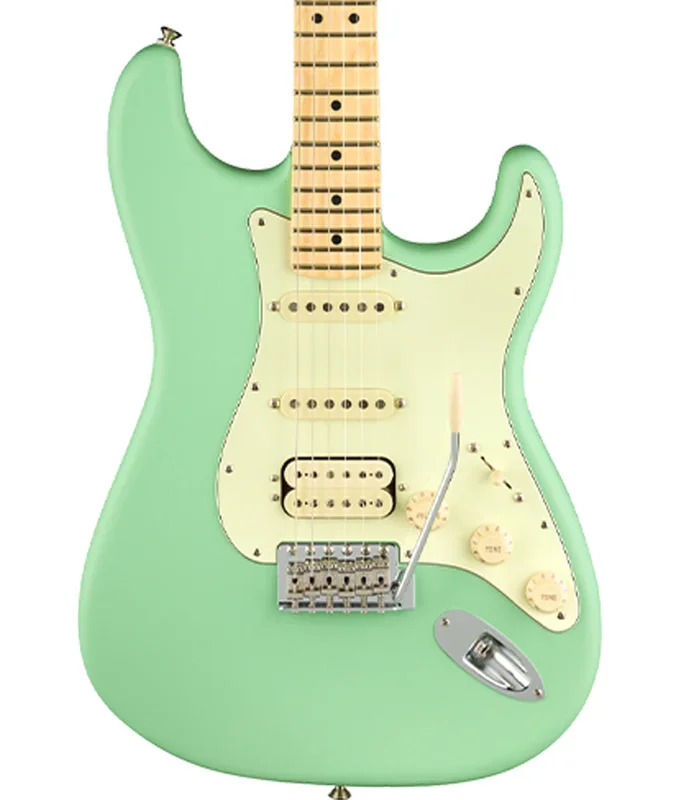 Pre-Owned Fender American Performer Stratocaster HSS, Maple Fingerboard – Satin Surf Green