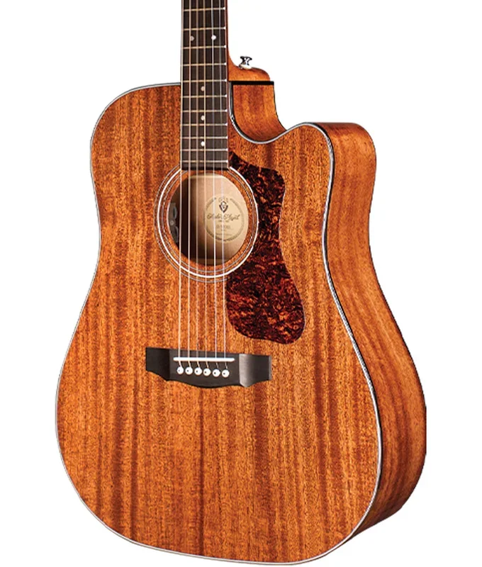 Pre-Owned Guild D-120CE Mahogany Acoustic-Electric Guitar – Natural Gloss