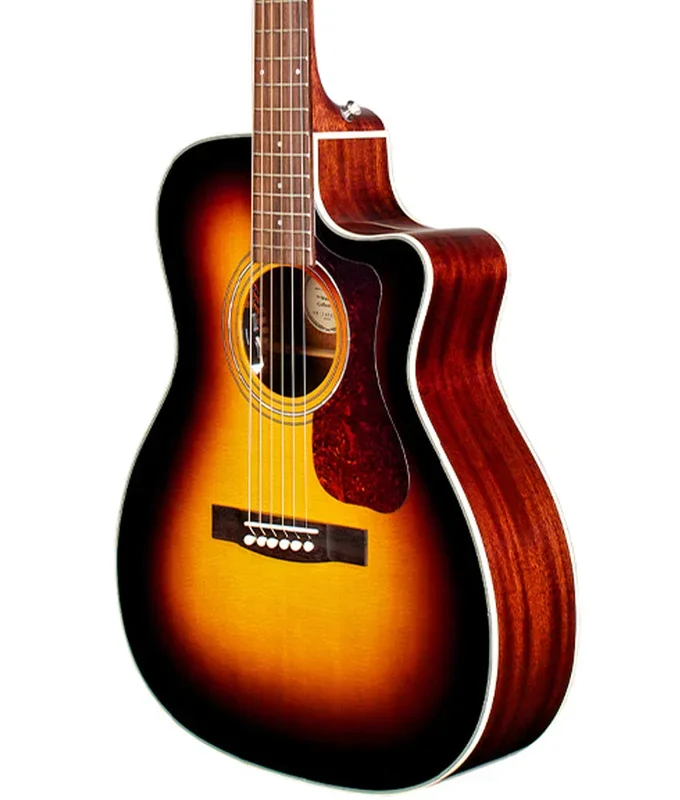 Pre-Owned Guild: OM-140CE – Acoustic-Electric Guitar – Antique Sunburst