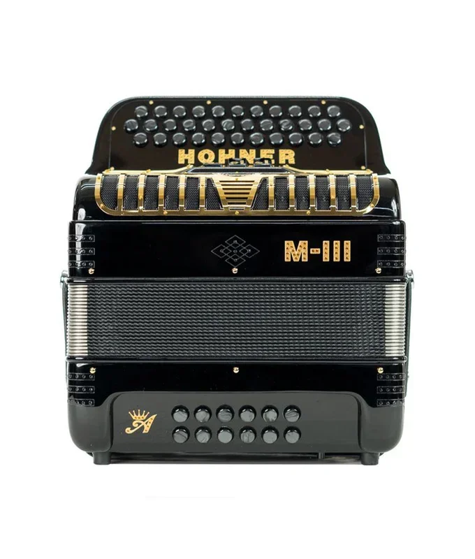 Pre-Owned Hohner Anacleto – MARK III 3 Switch Compact Accordion G Key, Black | Used