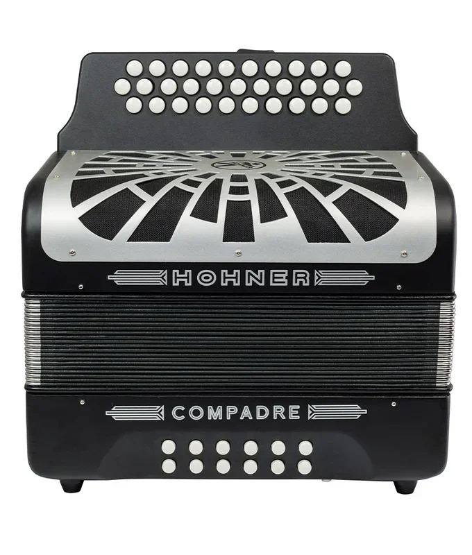 Pre-Owned Hohner COGB Compadre GCF Black Accordion | Used