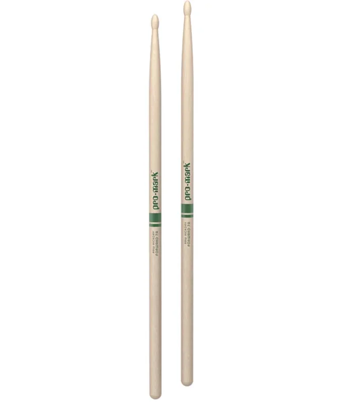 Pre Owned ProMark Classic Forward 7A Natural Wood Tip Drumsticks – Raw Hickory | Used