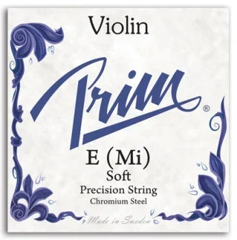 Prim Violin E String – 4/4 – Light Gauge – Ball (Chrome-Wound Solid Steel)