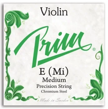 Prim Violin E String – 4/4 – Medium Gauge – Ball (Chrome-Wound Solid Steel)