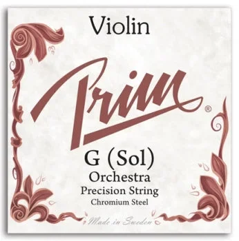 Prim Violin G String – 4/4 – Heavy Gauge (Chrome-Wound Solid Steel)