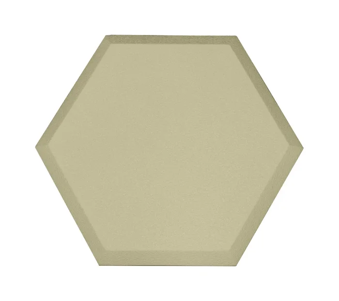 Primacoustic Element Accent Hexagon Panels – Beveled Edge – Beige – 12 Set