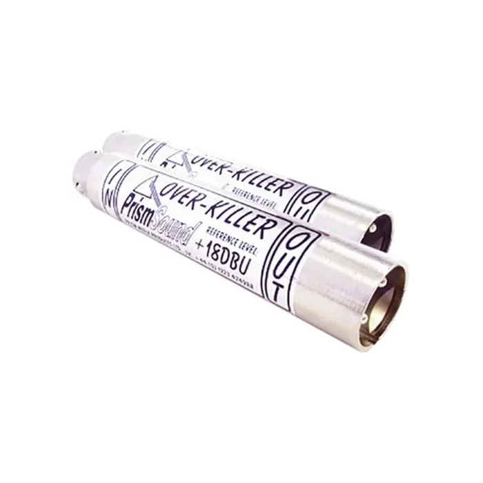 Prism Sound Over-Killers 18 dBu In-Line XLR Barrel Limiter