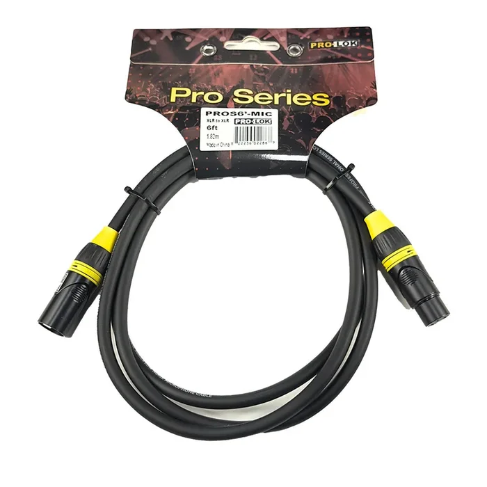 Pro-Lok Pro Series 6′ Mic Cable