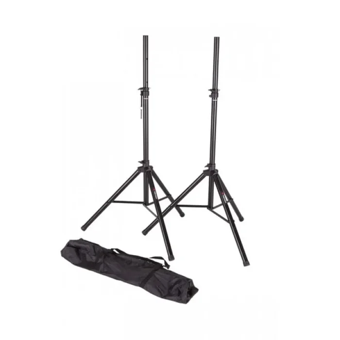 Proel FRE180KITV2 Pair of loudspeaker stands made of steel with Bag- Black