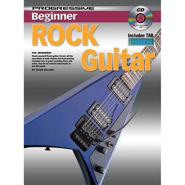 Progressive Beginner Rock Guitar Book/CD – Book