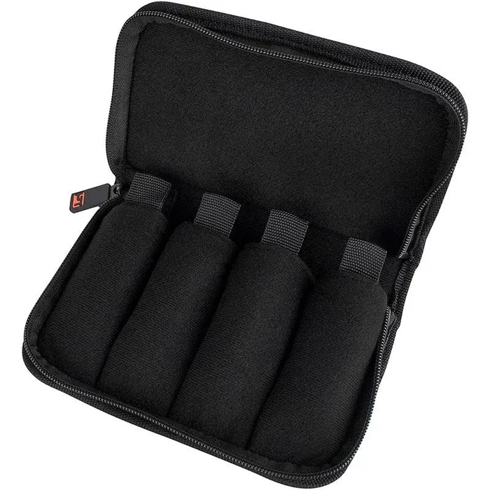 Protec A221ZIP Trumpet Mouthpiece Nylon Pouch with Zipper Closure, 4-Piece