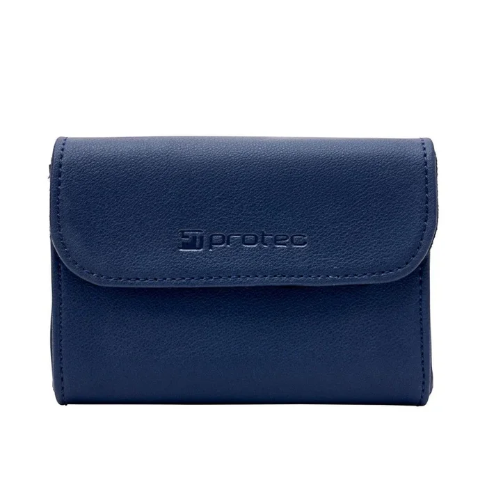Protec Model A271NB INGO 4 Piece Trumpet Mouthpiece Pouch – Navy Blue
