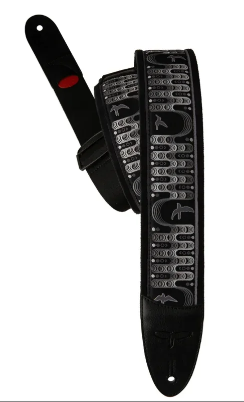 PRS 2.4″ Padded Guitar Strap w/FLASH, Custom Jacquard Birds Wavelength