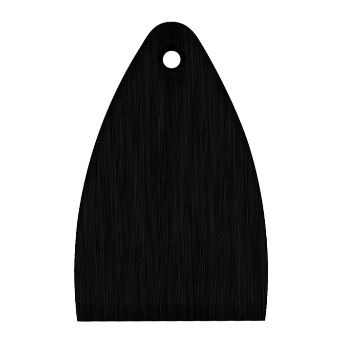 PRS – Truss Rod Cover – Blank – Black Aluminum
