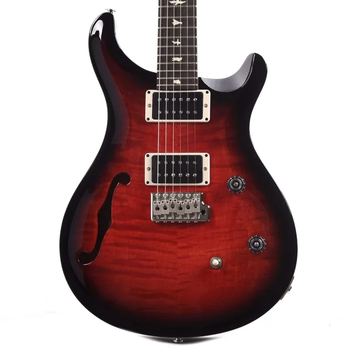 PRS CE 24 Semi-Hollow Custom Color Fire Red Burst Wrap