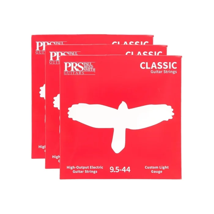 PRS Classic Electric Guitar Strings Custom Light 9.5-44 3 Pack Bundle