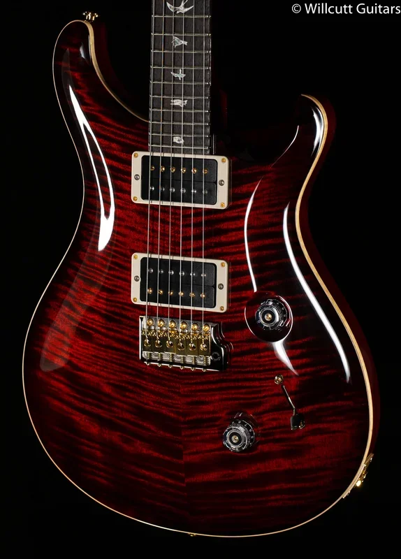 PRS Custom 24 Fire Red Burst 10 Top