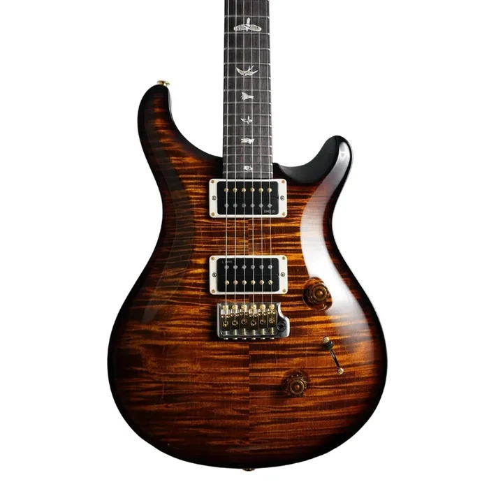 PRS Custom 24 Pattern Thin 10 Top Electric Guitar – Black Gold Burst