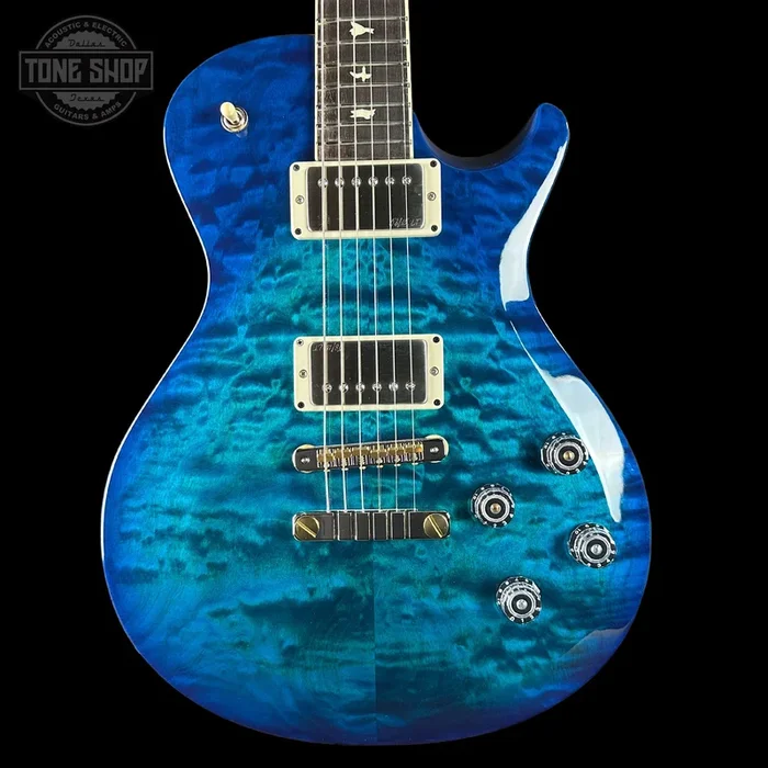 PRS S2 Wood Library McCarty 594 Singlecut Quilt Lake Blue w/bag S2083174