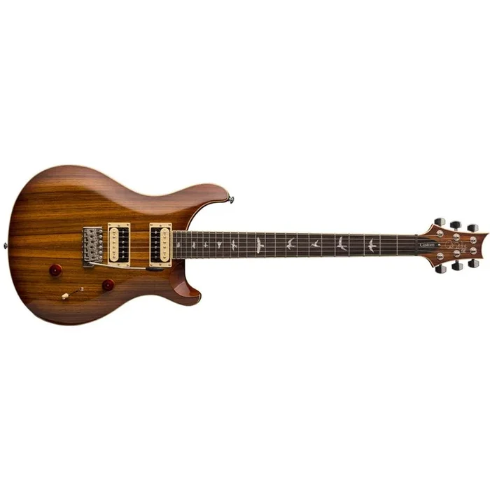 PRS SE Custom 24 2018 Series 6-String Electric Guitar – Zebrawood – Rosewood Fretboard – Vintage Sunburst