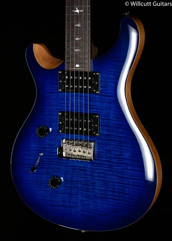 PRS SE Custom 24 Lefty Faded Blue Burst